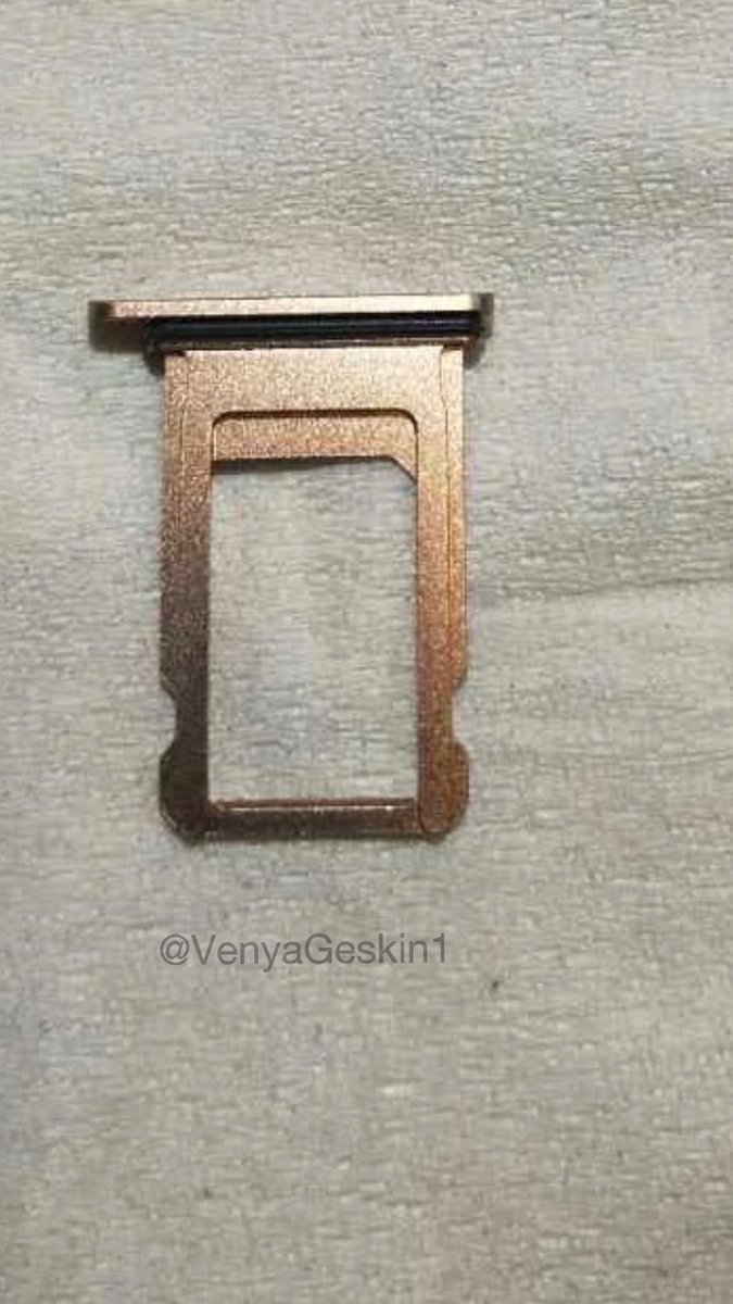 Alleged iPhone SIM Card Tray in &#039;Blush&#039; Gold [Photo]
