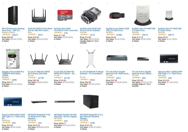 Networking and Storage Products On Sale for Up to 36% Off [Deal]