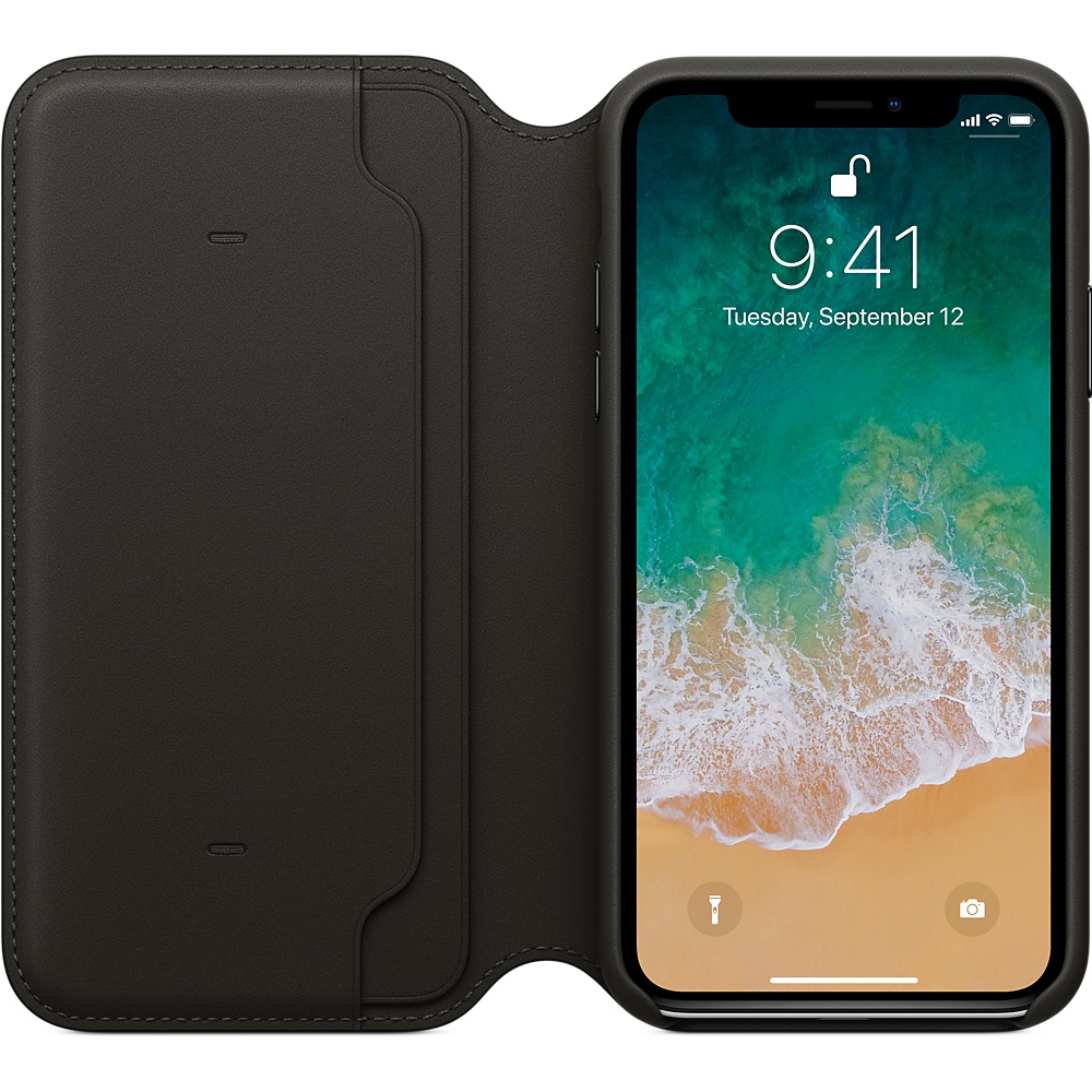 Apple Introduces Leather Folio for iPhone X