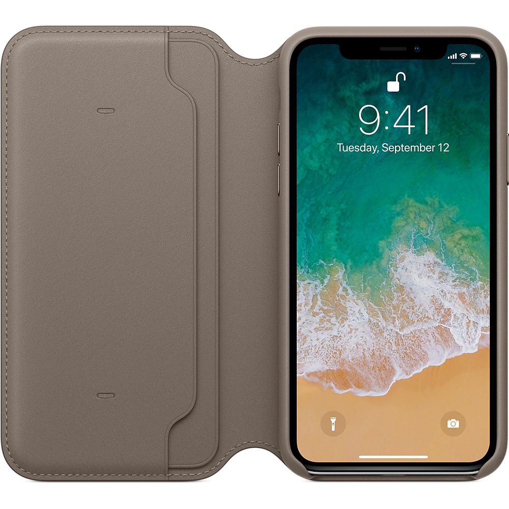 Apple Introduces Leather Folio for iPhone X