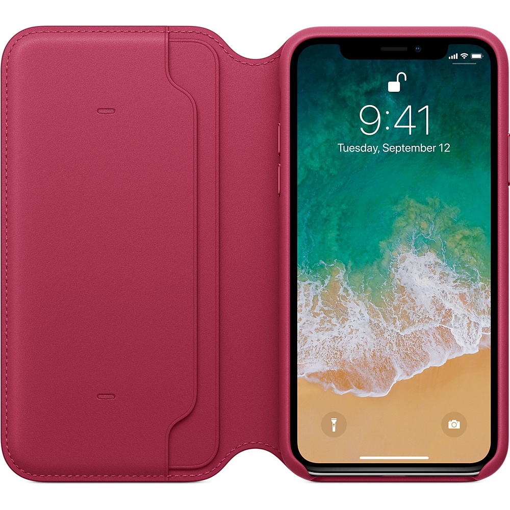 Apple Introduces Leather Folio for iPhone X