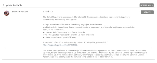 Apple Releases Safari 11 [Download]