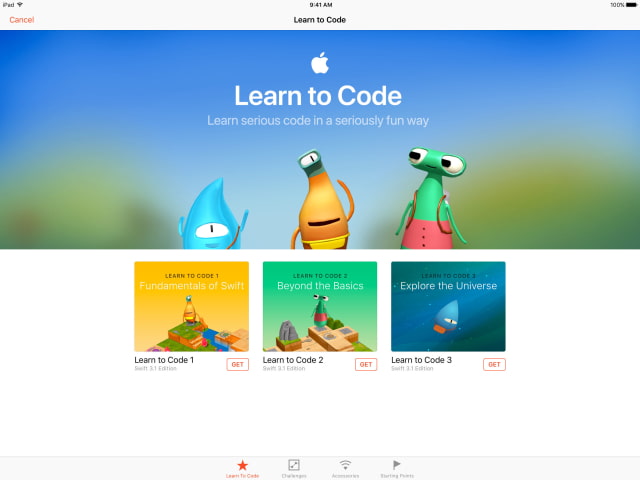 Swift Playgrounds Gets Updated With New Augmented Reality Challenge, Access to iPad Camera, More