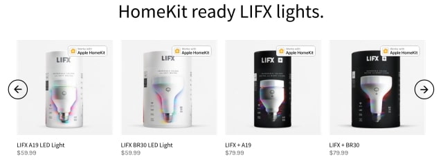 LIFX Smart Bulbs Now Support HomeKit, No Gateway Required