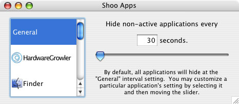 Automatically Hide Applications Not In Use