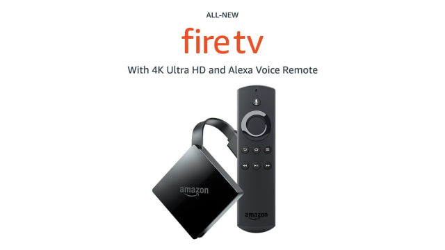 Amazon Unveils New Fire TV With 4K to Rival Apple TV 4K