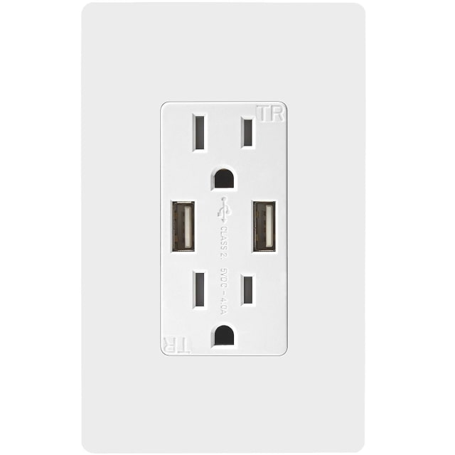 Wall Outlet With 2 USB Ports On Sale for $15.29! [Deal]