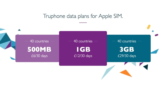 Truphone to Launch Apple SIM Data Plans in 31 Countries by End of Year