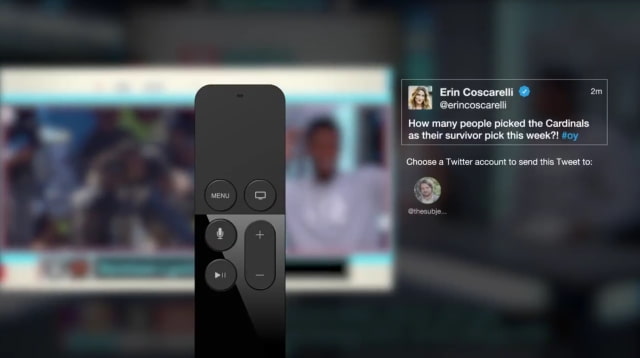 You Can Now Link Your iPhone to Twitter&#039;s Apple TV App to Tweet While You Watch [Video]