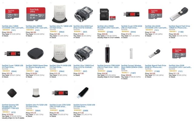 SanDisk USB Flash Drives, Memory Cards On Sale for Up to 68% Off Today Only [Deal]