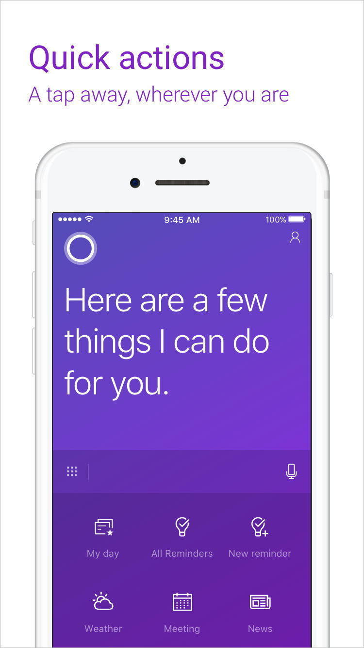 Microsoft Updates Cortana App for iPhone With New Design, Improved Performance, More