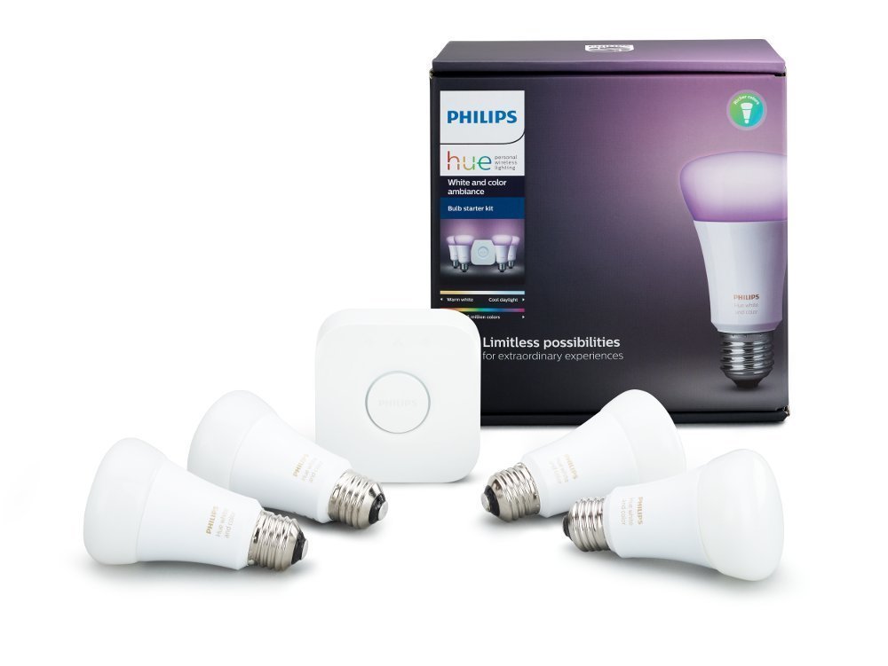 Philips Hue White and Color Ambiance A19 Smart Bulb Starter Kit on Sale for $40 Off [Deal]