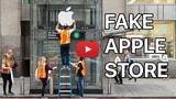 Glass New York City Elevator Turned Into Fake Apple Store With Fake iPhone X Lineup [Video]