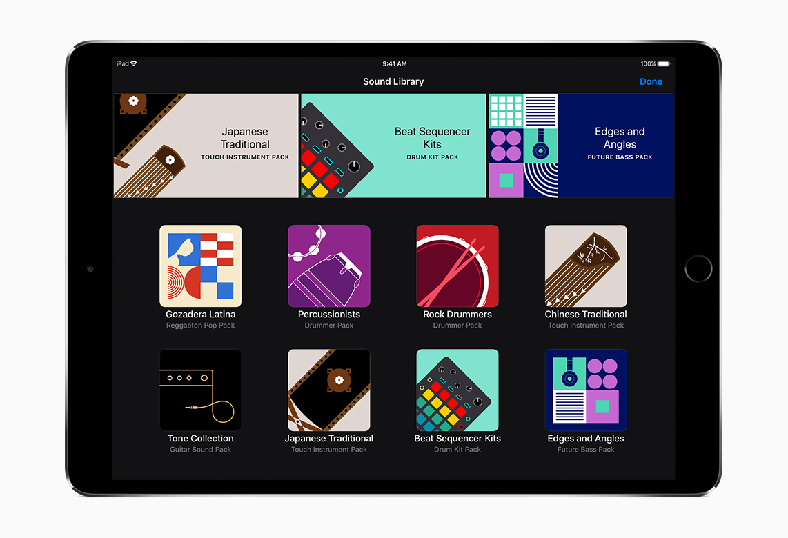 Apple Updates GarageBand With New Sound Library, Classic Beat Sequencer, iPhone X Support
