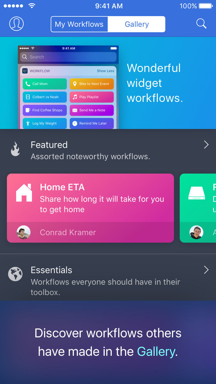 Apple Workflow App Updated With iPhone X and iOS 11 Support, More Capabilities