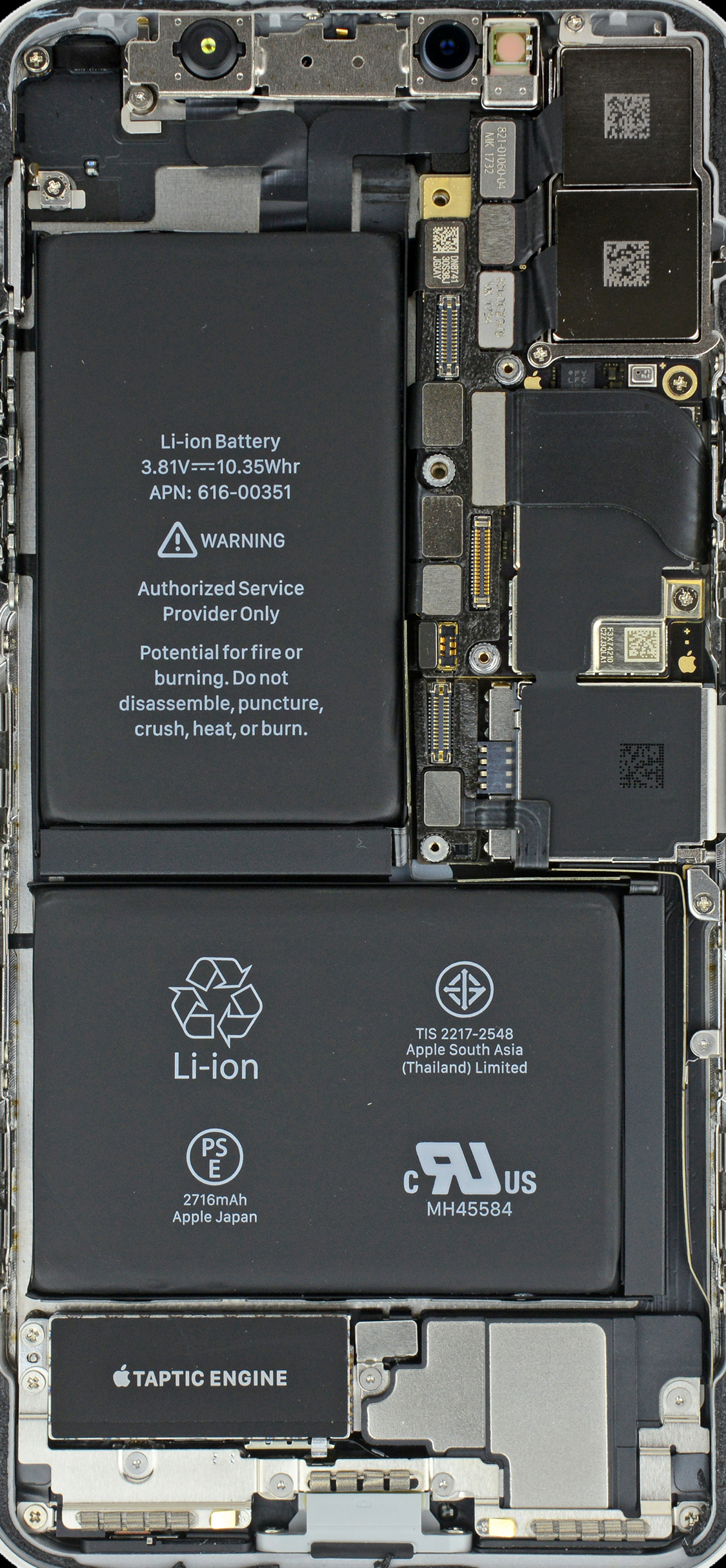 iPhone X Internals Wallpaper [Download]