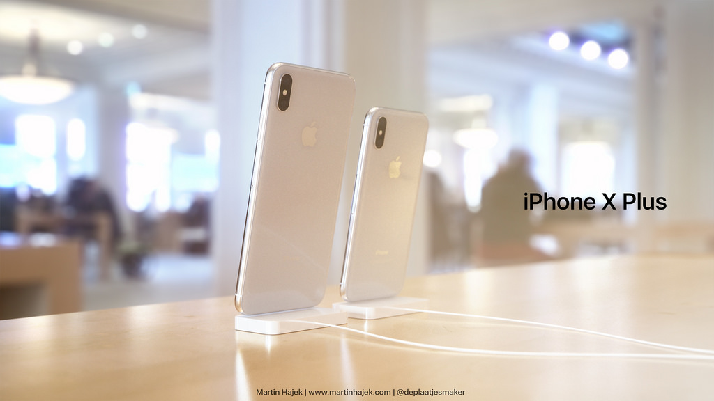 Beautiful Renders of Larger iPhone X Plus With 6.7-inch Display