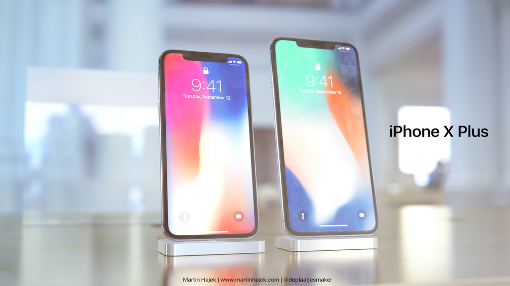 Beautiful Renders of Larger iPhone X Plus With 6.7-inch Display