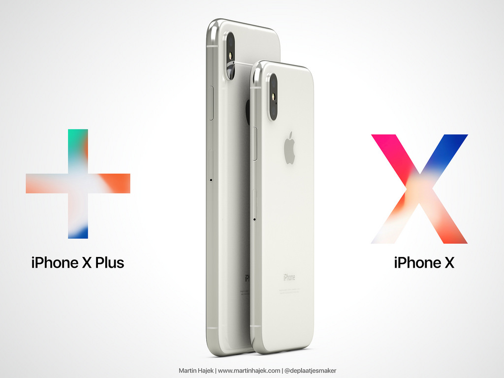 Beautiful Renders of Larger iPhone X Plus With 6.7-inch Display