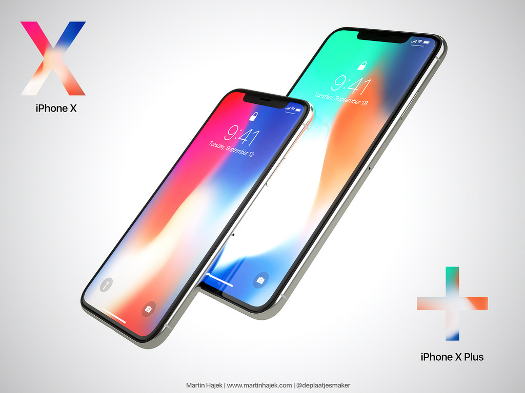 Beautiful Renders of Larger iPhone X Plus With 6.7-inch Display
