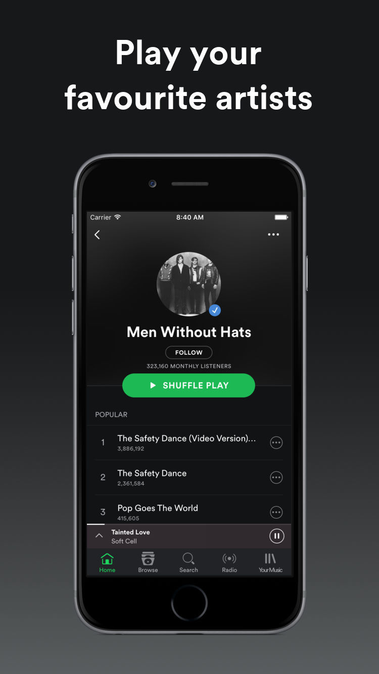 Spotify free music app
