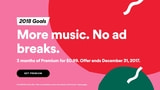 Spotify Holiday Deal: Three Months of Spotify Premium for $0.99