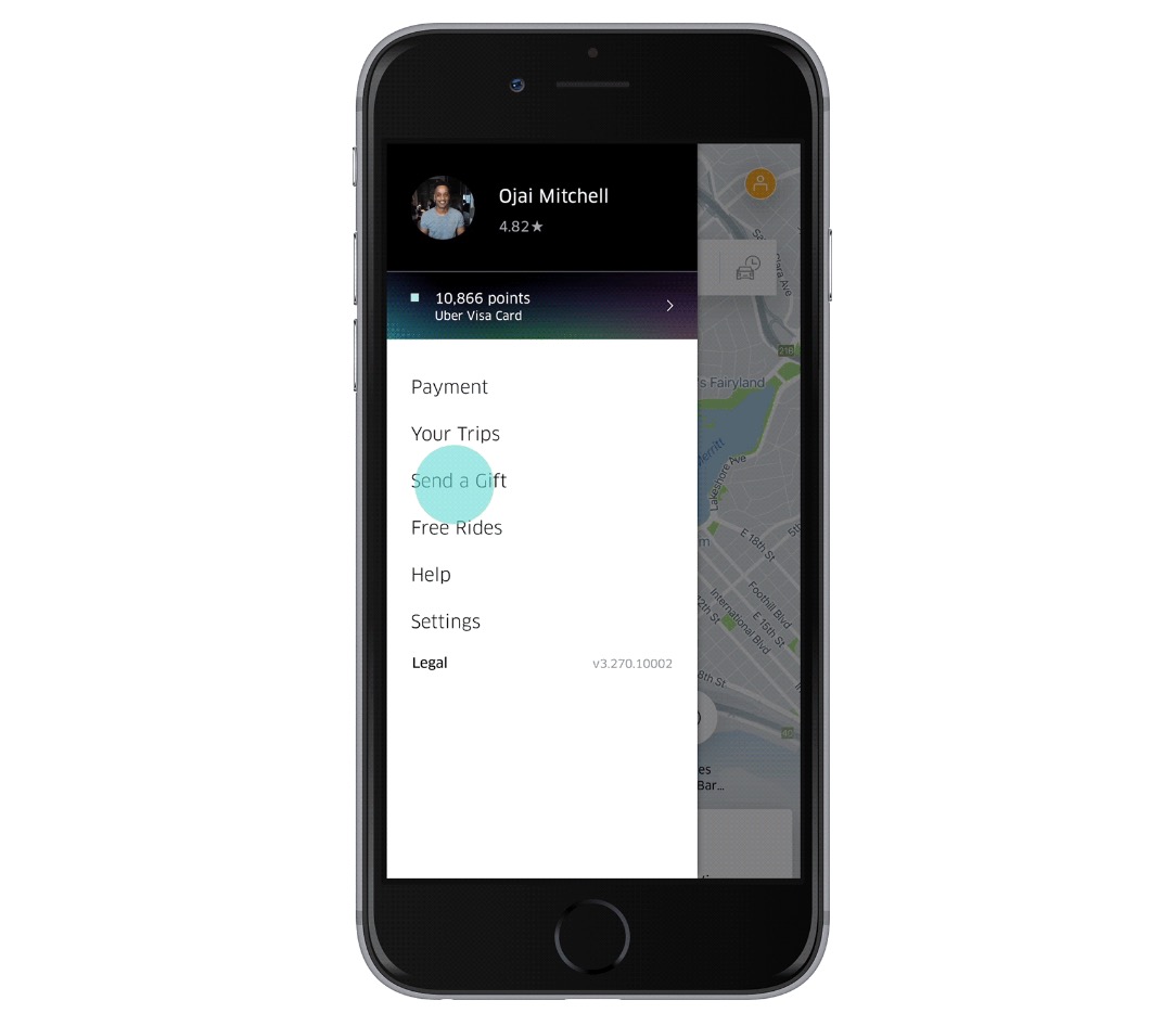 Uber Adds Live Location Sharing, Beacon Expansion, Request for a Guest, In-App Gifting