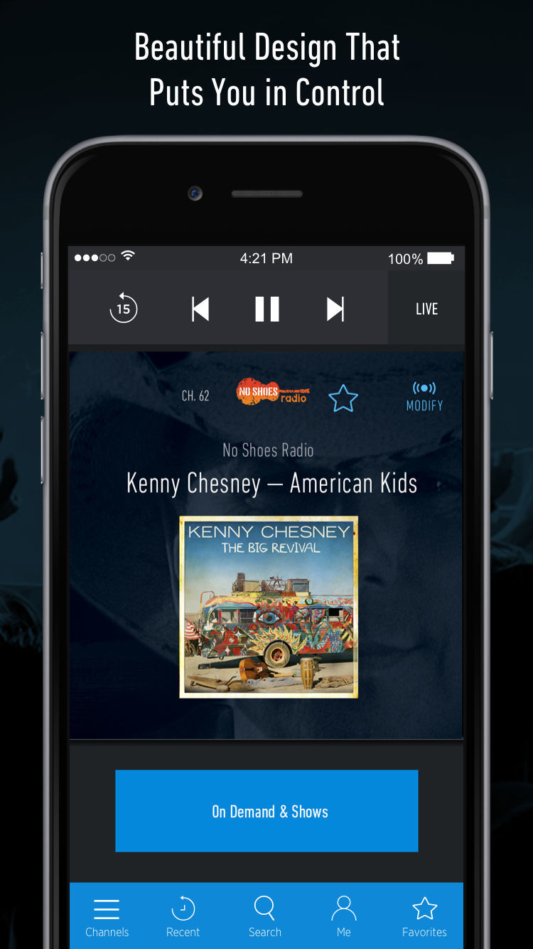 SiriusXM Radio App Gains Apple CarPlay Support