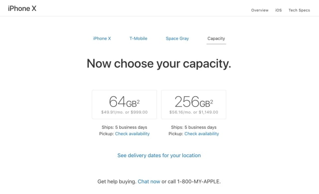 iPhone X Now Ships in Five Days