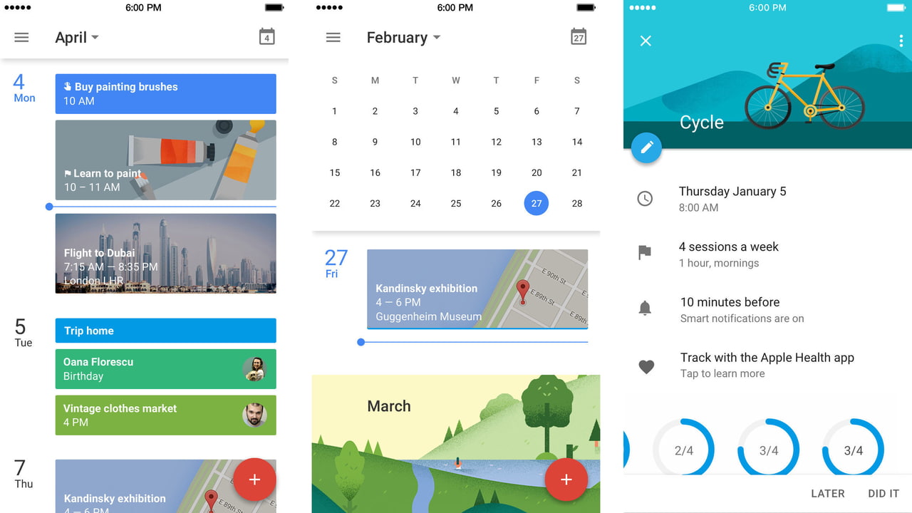 Google Calendar App Gets iOS 11 and iPhone X Support - iClarified