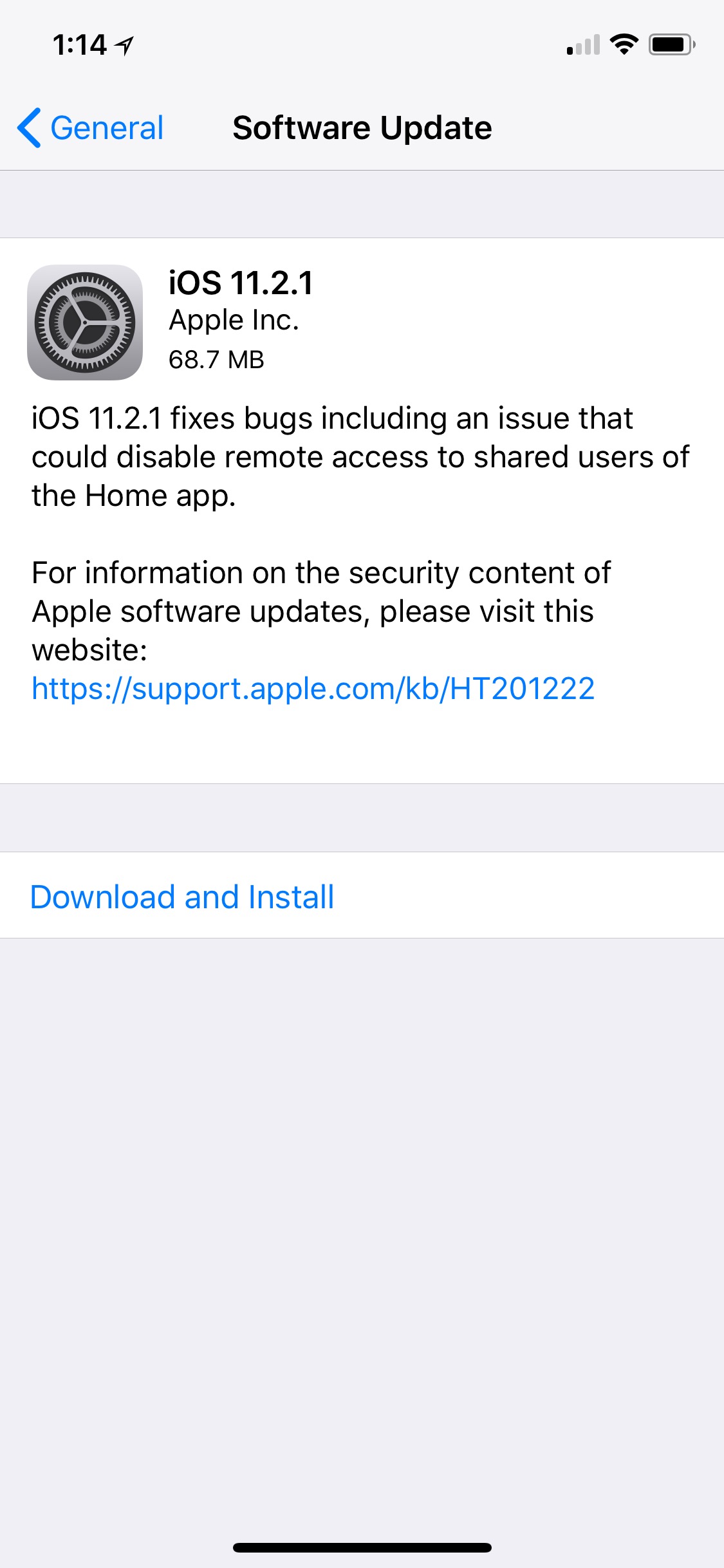 Apple Releases iOS 11.2.1 to Fix HomeKit Vulnerability [Download]