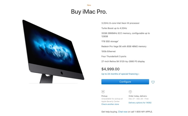 New iMac Pro Now Available to Order, Delivers December 27