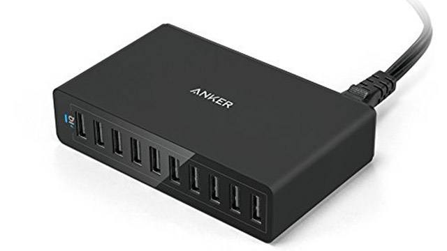 Anker 60W 10-Port USB Wall Charger On Sale for $27.99 [Deal]