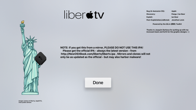 LiberTV Jailbreak of tvOS 11.0 - 11.1 Released for Apple TV 4 and 4K