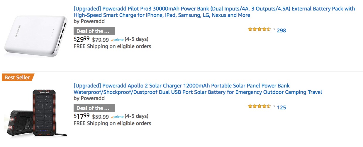 Poweradd External Battery Packs On Sale for Up to 70% Off [Deal]