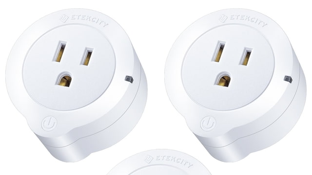 Etekcity's energy monitoring smart plugs work with Alexa, get two