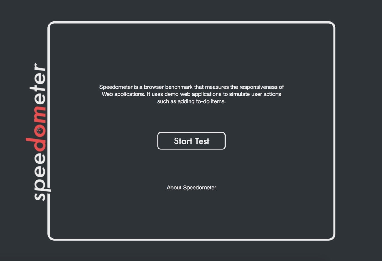 Apple Releases Speedometer 2.0 Benchmark for  App Responsiveness
