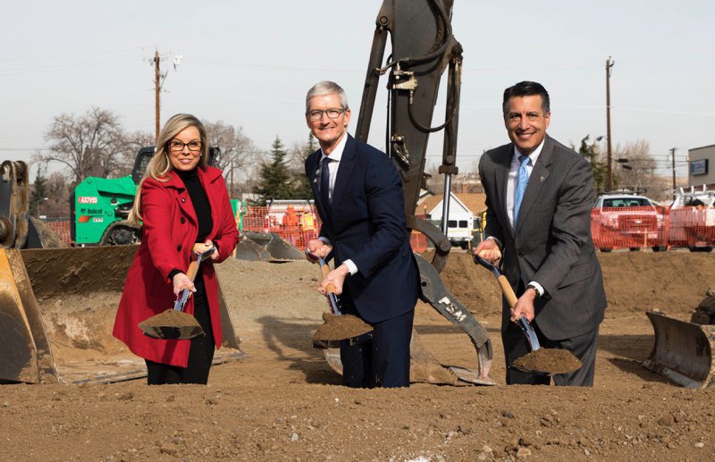 Apple CEO Tim Cook Makes a Surprise Appearance at Reno Facility Groundbreaking [Video]