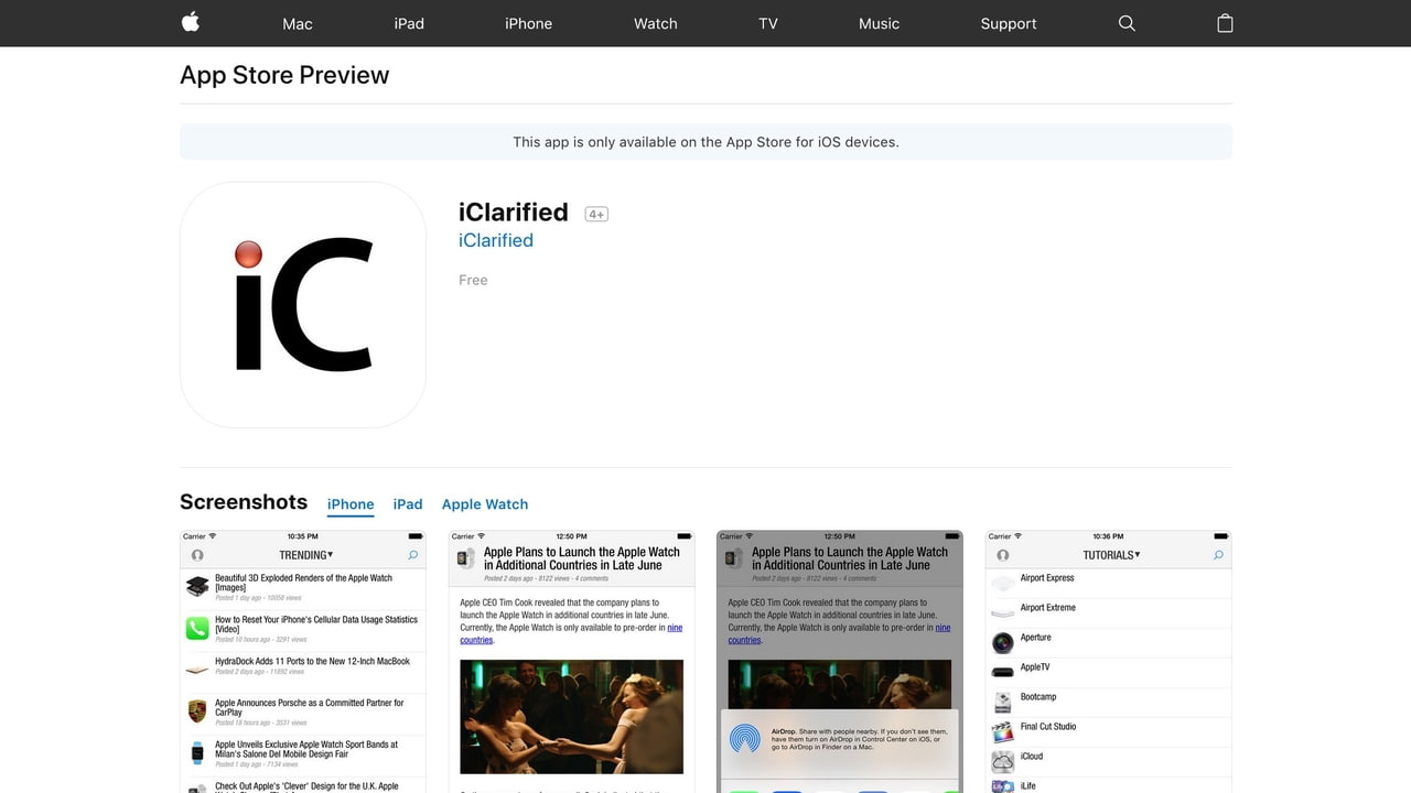 Apple Launches Redesigned Web Interface for App Store - iClarified