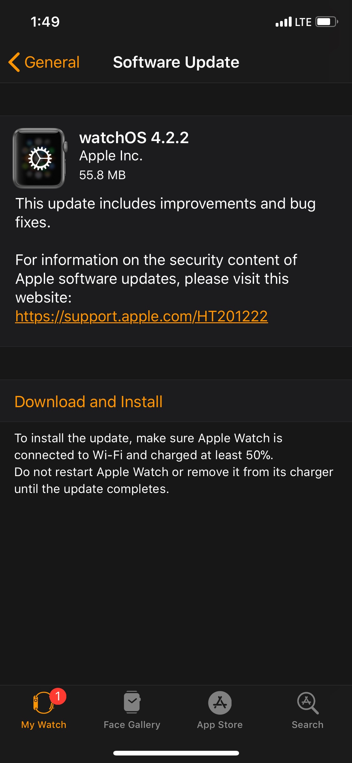 Apple Releases watchOS 4.2.2 for Apple Watch