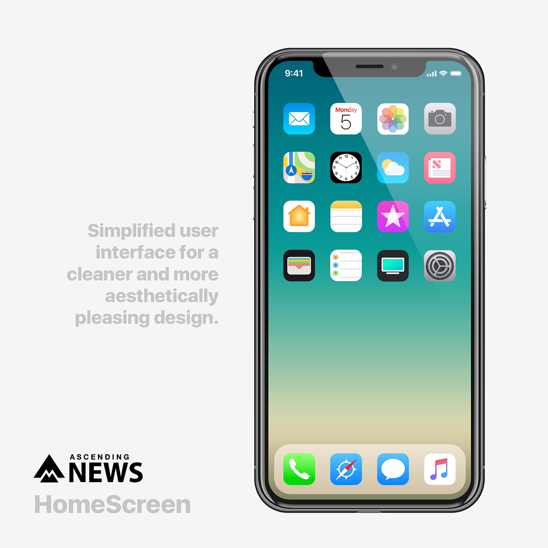 iOS 12 Concept Features Simplified Interface, Guest Mode, Face ID Protected Apps, More