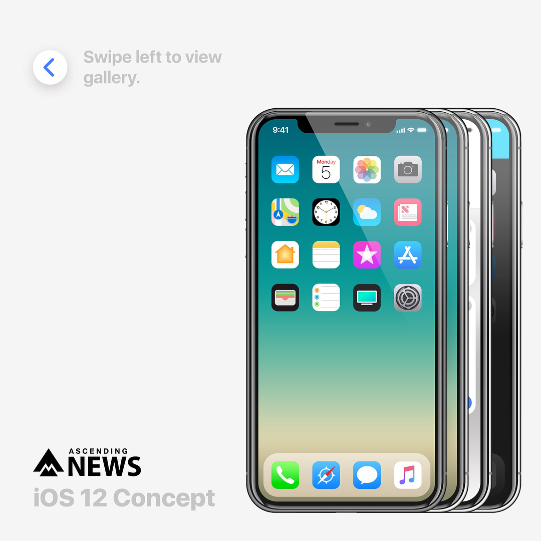 iOS 12 Concept Features Simplified Interface, Guest Mode, Face ID Protected Apps, More