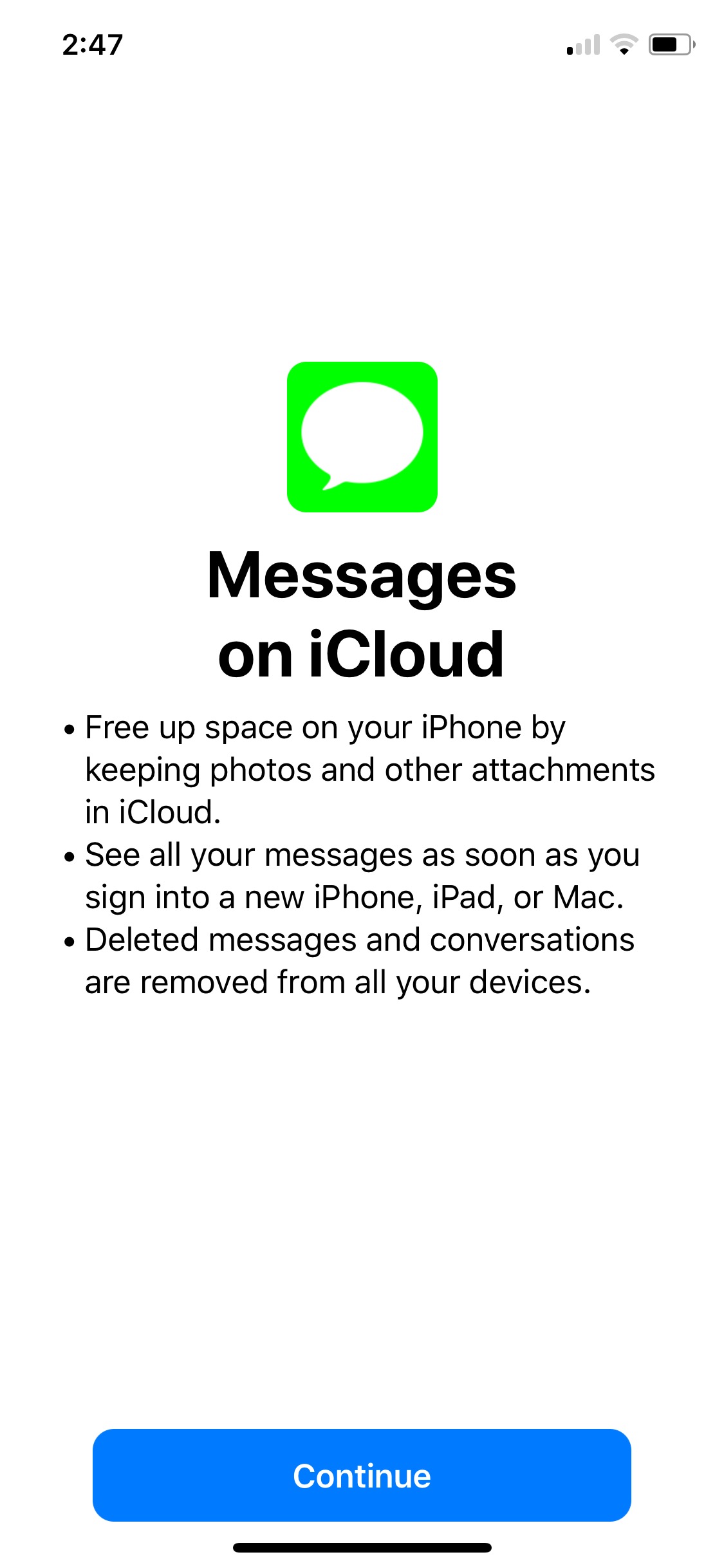 Messages in iCloud Returns in iOS 11.3 Beta