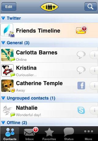 IM+ for iPhone Gets Updated With Customizable Sounds, Push