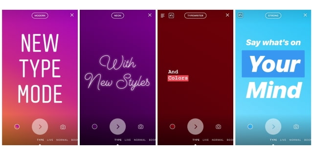 Instagram Introduces &#039;Type&#039; Mode in Stories [Video]