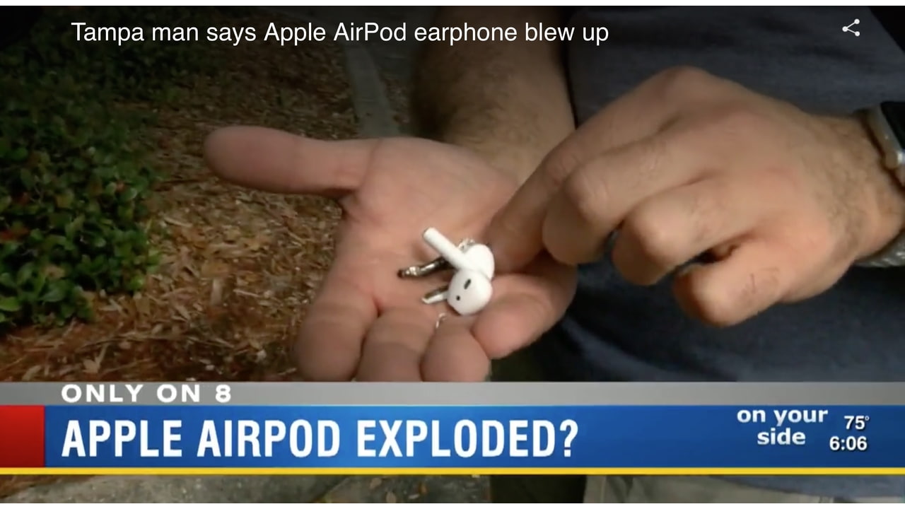 Apple AirPod Allegedly Explodes, Apple Investigating [Video] - iClarified