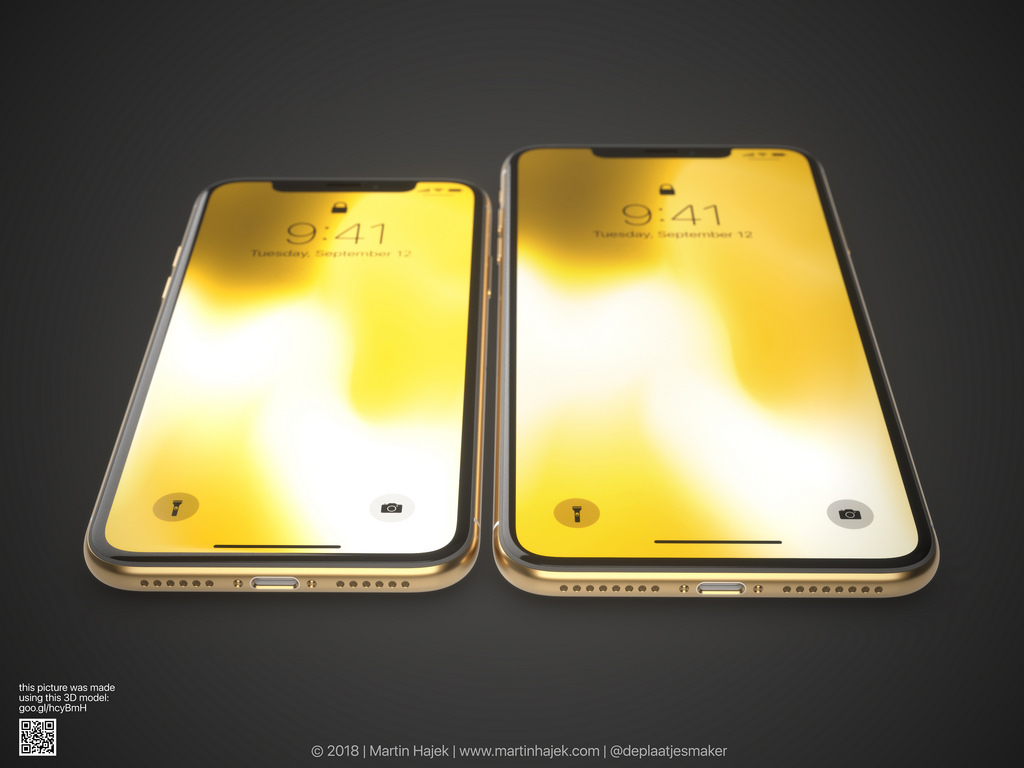 Renders of the iPhone X in Gold [Images]