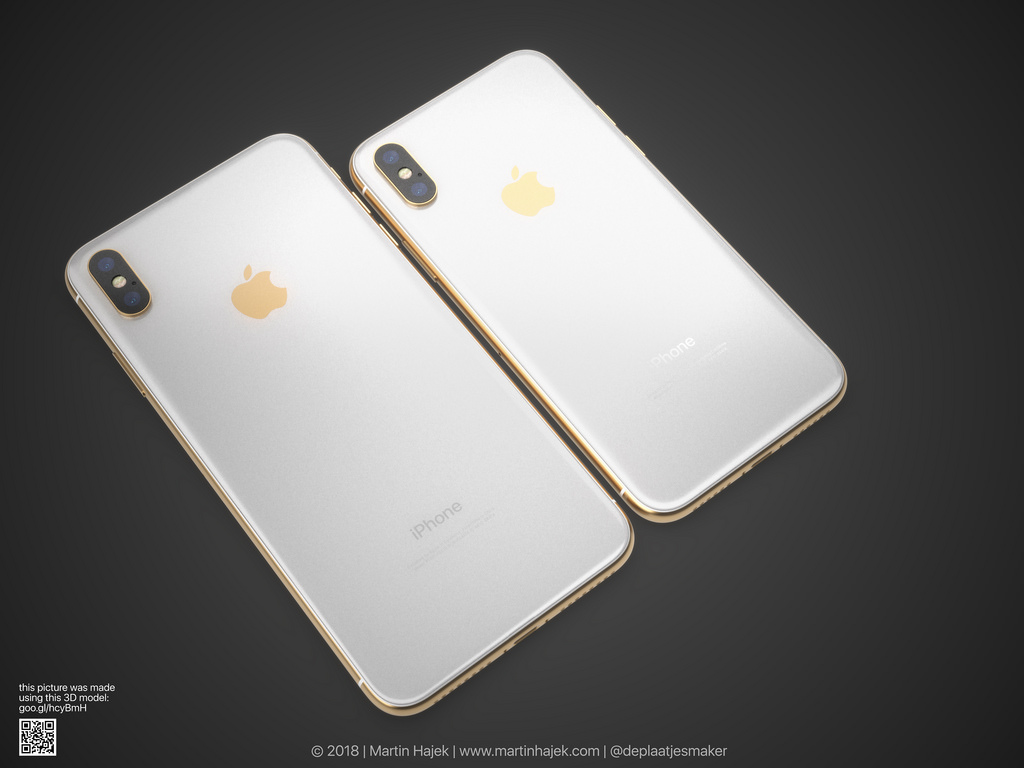 Renders of the iPhone X in Gold [Images]