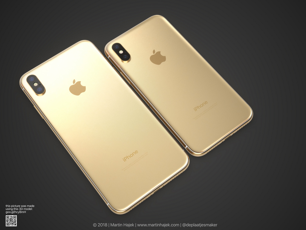 Renders of the iPhone X in Gold [Images]