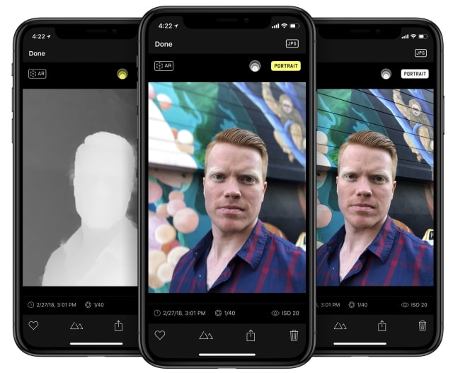 Halide Camera App Gets Built-In Portrait Mode, TrueDepth Camera Support, More